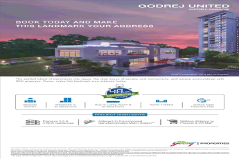 Enjoy the perfect blend of panoramic city views at Godrej United in Bangalore